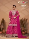 Bandhrej By Gulzar Chinnon With Embroidery Work Top Pant With Dupatta Online Wholesale